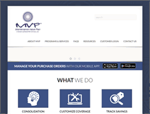 Tablet Screenshot of maintenancevalueplan.com